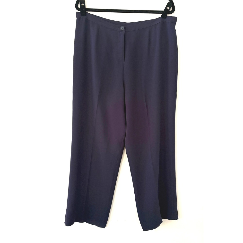 Pendleton Women's Navy Blue Trousers Pants Size 18 Career Business Casual‎